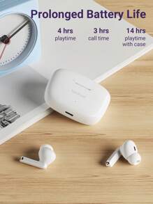Teckwe Écouteurs sans fil à commande tactile intelligente, casque stéréo avec basses, microphone et son HIFI. Écouteurs sans fil de sport compatibles avec iPhone et Android. Cadeaux de Noël, indispensables pour les vacances d'automne et d'hiver, camping, essentiels de vacances, accessoires de camping