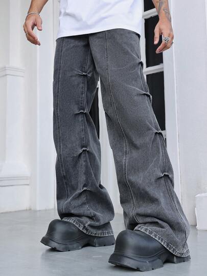 Street Life Herren Lässig Denim-Hose, geeignet für den Sommer