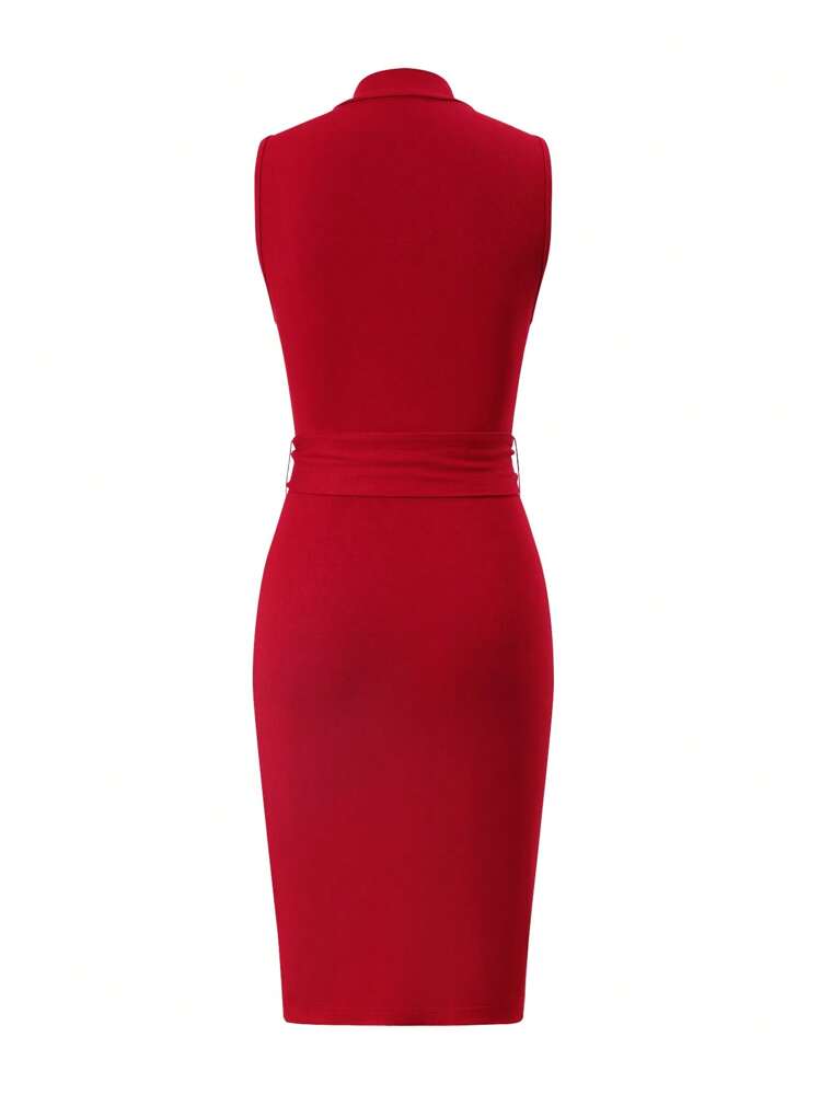 Women's Casual Knee-Length Dress, Simple And Fashionable For Everyday Wear  | SHEIN EUR