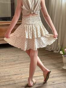 Blossori LMoss Tween Girls Skirts - Yellow - View 2