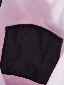 THE POWERPUFF GIRLS X SHEIN 女士可爱花朵、泡泡、金凤花图案手提包 - 彩色 - 查看 5