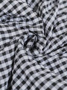 INAWLY Women's Checkered Casual Pants With Pockets, Tapered Leg