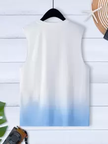 Manfinity Chillmode Men's Simplistic Fashion Tank Top Suitable For Summer Beach Vacation - Multicolor - View 2