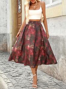 SHEIN Clasi Women Simple & Fashionable Summer Skirt Fall Cloth For Women - Multicolor - View 3