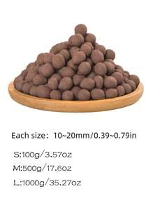 SHEIN 1 Pack Of 100g Ceramsite Soil,Leca Clay Pebbles For Plants,Leca Balls For Indoor Plants,Clay Balls For Plants,Leca Balls, Clay Pebbles For Plants Hydroponic