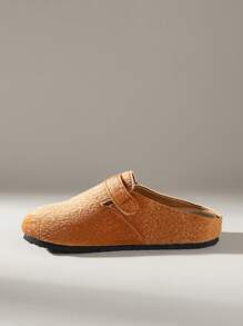 Solecia Women Casual Versatile Solid Color Flat Shoes - Brown - View 3