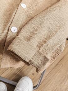 SHEIN 2pcs/Set Toddler Boys Casual Versatile Shirt Sets - Multicolor - View 4