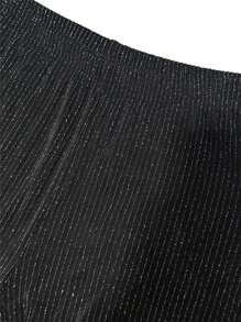 Zolique Women's Shiny Trousers - Black - View 6