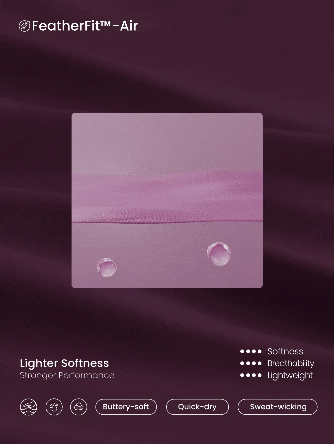 GLOWMODE 2.5 英寸 FeatherFit™-Air 吸汗速干流动收腹镂空后背方领运动健身连体衣连体衣带侧袋防滑握把低冲击瑜伽普拉提工作室日常休闲装