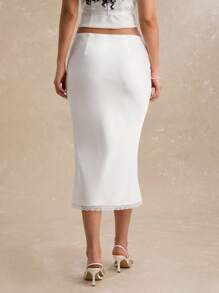 Enchnt تنورة قصيرة بسيطة وأنيقة ذات لون واحد، مناسبة للصيف