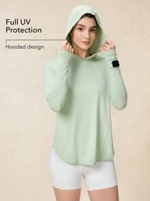 OutZeal Sudadera con capucha para mujer con protección UV, secado rápido, para actividades al aire libre, campamento, senderismo, otoño