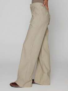 MUSERA 低腰直筒修身西裤，休闲优雅，适合感恩节等场合。