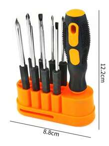 1 套 8 合 1 多功能螺丝刀套装，适用于手机和电脑 - 手动维修工具套件，带各种头