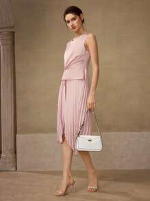 MOTF PREMIUM CONTRAST PIPING FLAP SHOULDER BAG - White - View 7