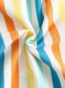 Cozy Pixies 2 Stück/Set Baby Jungen Cartoon Tier Muster gestrickte weiche Rundhals ärmelloser Lagen-Bodysuit Muster