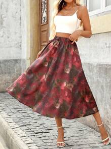 SHEIN Clasi Women Simple & Fashionable Summer Skirt Fall Cloth For Women - Multicolor - View 6