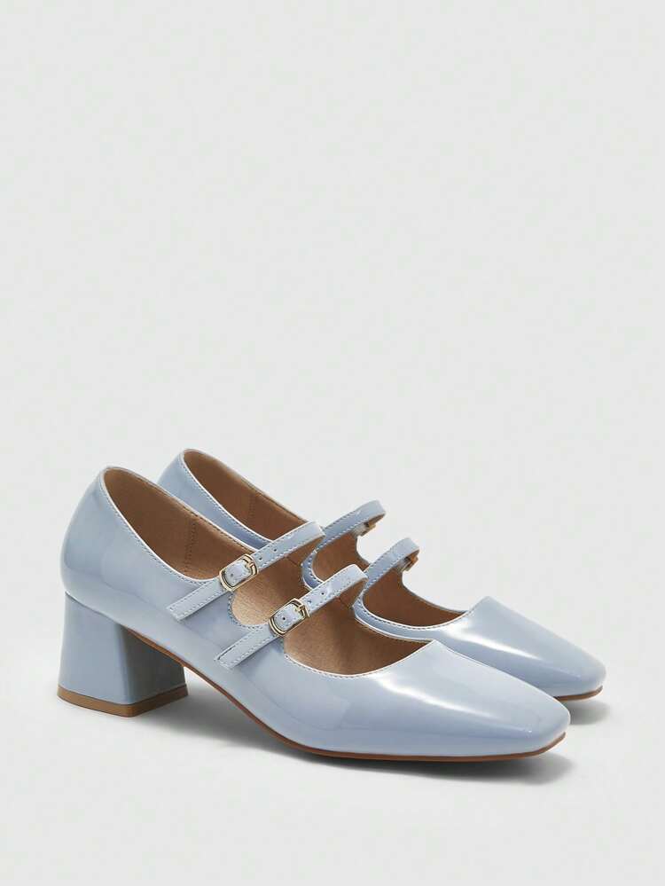 CUCCOO BIZCHIC Women's Minimalist Mary Jane Platform High Heels, Halloween For Christmas Spring Shoes