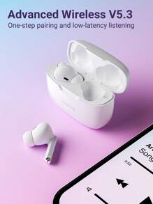 Teckwe Écouteurs sans fil à commande tactile intelligente, casque stéréo avec basses, microphone et son HIFI. Écouteurs sans fil de sport compatibles avec iPhone et Android. Cadeaux de Noël, indispensables pour les vacances d'automne et d'hiver, camping, essentiels de vacances, accessoires de camping