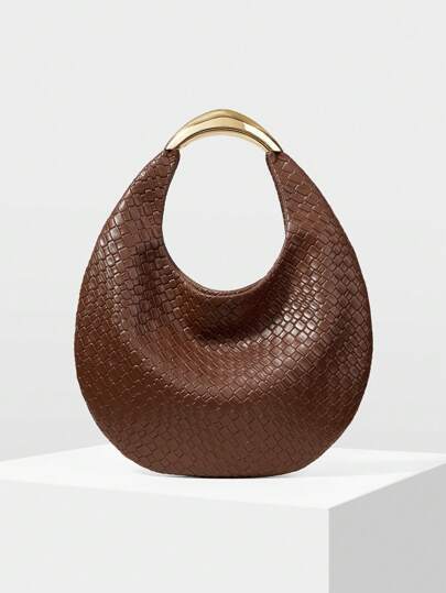 MOTF PREMIUM BOLSA DE MÃO COM TEXTURA DE COURO PU