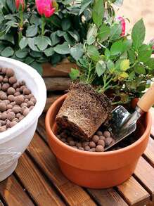SHEIN 1 Pack Of 100g Ceramsite Soil,Leca Clay Pebbles For Plants,Leca Balls For Indoor Plants,Clay Balls For Plants,Leca Balls, Clay Pebbles For Plants Hydroponic
