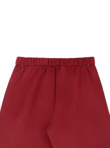 Calvornis Men's Casual Business Solid Color Tapered Suit Pants Casual Men Pants - Red - View 6