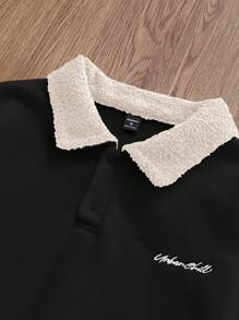 Manfinity VCAY Pull ample à col rond à manches longues tricoté de façon décontractée pour homme, mode et adapté aux jeunes, pour l'automne/l'hiver