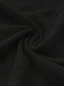 SHEIN Maternity Plain Round Neck Cap Sleeve Casual Ruched T-Shirt