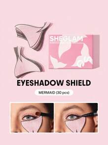 SHEGLAM So Long Fallout Mermaid Eyeshadow Sticker Eyeliner Mascara Easy Eye Makeup Stencil Stamp Beauty Tool Brand Beauty Makeup Face Paint Cosmetic For Women Girls Perfect For Fall Winter Ideal For Y2K Fancy Fashion Suitable For Birthday Christmas Present Party Ready Best Color
