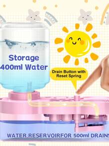 1pc 4-In-1 Water Circulation Pigment Rinse Cup Brush Washer, Painting Tool - Brush Rinser, Artist Painting Palette