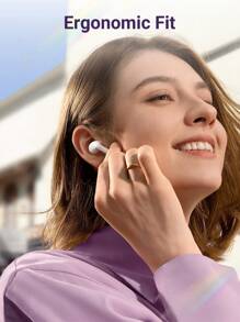 Teckwe Écouteurs sans fil à commande tactile intelligente, casque stéréo avec basses, microphone et son HIFI. Écouteurs sans fil de sport compatibles avec iPhone et Android. Cadeaux de Noël, indispensables pour les vacances d'automne et d'hiver, camping, essentiels de vacances, accessoires de camping