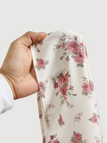 SHEIN MOD Váy dài tay in hoa cho nữ - Nhiều màu - Xem 5