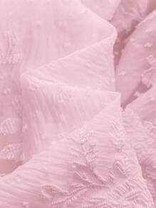 Soleia Váy công chúa ngắn trễ vai thanh lịch cho nữ - Màu Hồng baby - Xem 6