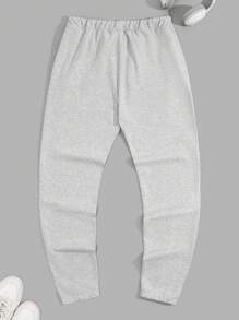 RueChic Men Patched Detail Striped Regular Sweatpants - Grey - View 3