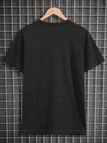 RueChic 3 pièces T-shirts à manches courtes réguliers imprimés en coton pour la salle de gym