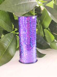 SHEIN 1 Roll, Shiny Metallic Curling Ribbon For Crafts, Gifts, And Decorations - 100 Yards Of Crimped Balloon Ribbon For Weddings, Birthdays, And More!, - Multicolor - View 7