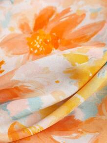 Girlism 少女黄色抹胸分层下摆连衣裙，春夏季适合度假、节日、午餐、音乐节 - 彩色 - 查看 5