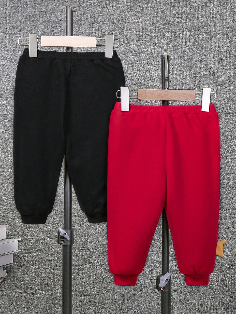 Baby Boy 2pcs Cartoon Graphic Thermal Lined Sweatpants