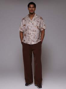Musero Camisa Oversized de Manga Curta Tie Dye Masculina