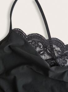 Ellevyn Talla grande mono elegante de color negro sólido con cuello swing, plisado y pierna ancha para mujer, conjunto casual de negocios de verano para conciertos
