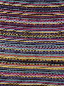 MUSERA Crochet Pocket Low Rise Wide Leg Trouser Vacation Summer Holiday Beach - Multicolor - View 6