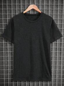 RueChic 3 pièces T-shirts à manches courtes réguliers imprimés en coton pour la salle de gym