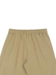 Manfinity Homme Pantaloni casual da uomo con coulisse in vita e tasche, pantaloni casual versatili, autunnali