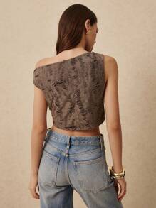 Poéselle Pantalones casuales sin mangas para mujer, minimalistas y de moda, apropiados para el verano