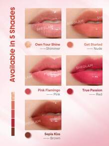 SHEGLAM Booster Shine 豐唇唇彩-True Passion - True Passion - 查看 8