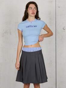 COUREZ 婴儿印花T恤，春夏图案，Y2K复古棉质