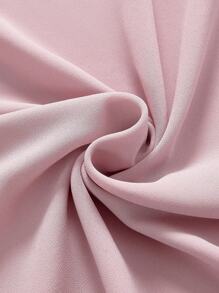 ROMWE Floral Lace Embroidered Fairycore Oversized Hoodie Cape In Pink, Spring/Summer - Pink - View 4