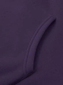 Manfinity EMRG 2pcs Men's Set Hooded Long Sleeve Sweatshirt And Casual Pants, Minimalist Fashion Suitable For Summer Outfits For Men Men Hoodie Sets For Men Men Hoodie - Multicolor - View 5