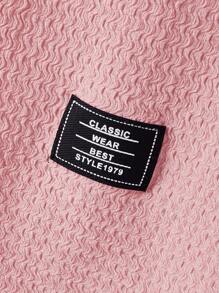 Manfinity Homme Men's Casual Plain Textured Letter Muscle Top For Summer Men Muscle Shirts Men Summer Tops Tank Top For Men Men Sleeveless, 2000s Style, Holiday - Pink - View 5