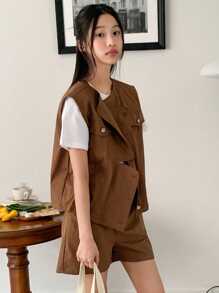 DAZY Tween Girl 2 Pieces Fall Outfit - Brown - View 6