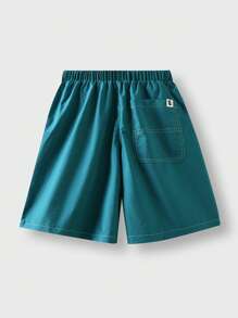 JNSQ Nuevos shorts deportivos informales de verano para niños, shorts deportivos informales con cintura elástica para niños